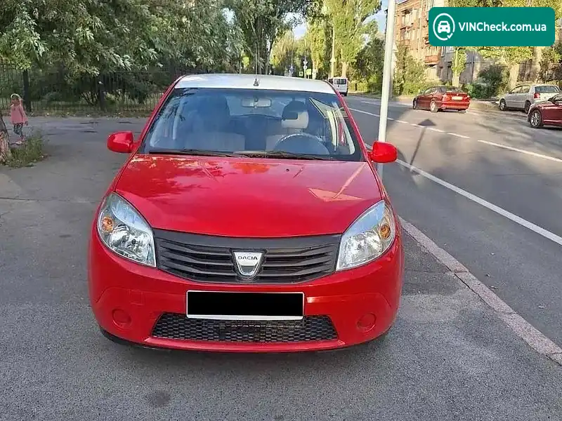 Dacia Sandero 2009, фото з оголошення 1 з 3, VIN UU1BSD4EP42258732