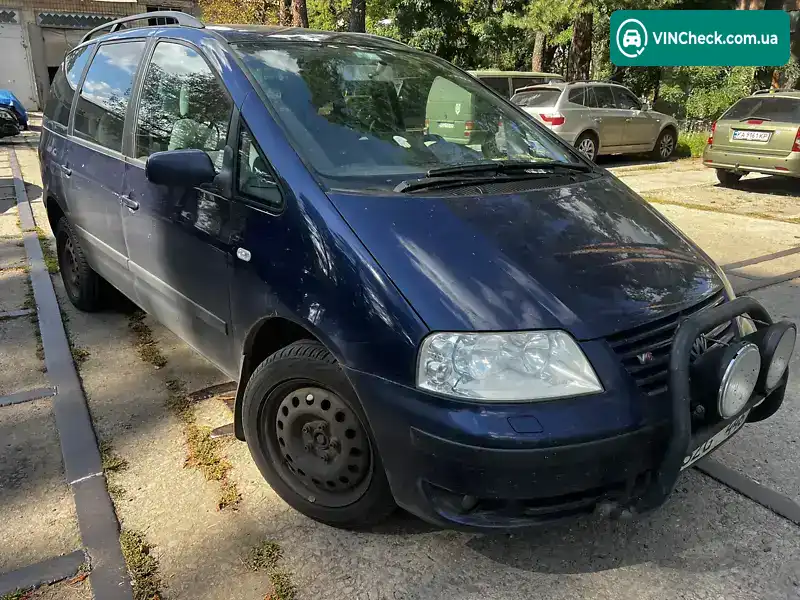 Volkswagen Sharan 2001, фото з оголошення 1 з 9, VIN WVWZZZ7MZ2V032230