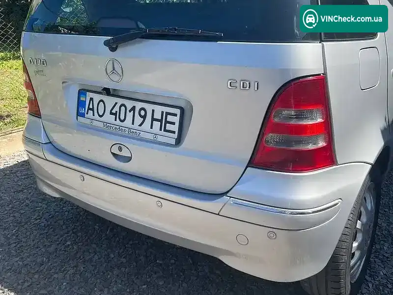 Mercedes-Benz A-Class 2001, фото з оголошення 2 з 5, VIN WDB1681091J710757