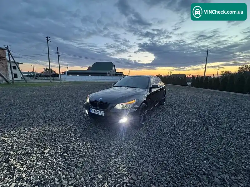BMW 5 Series 2008, фото з оголошення 2 з 20, VIN WBANY71000CT46566