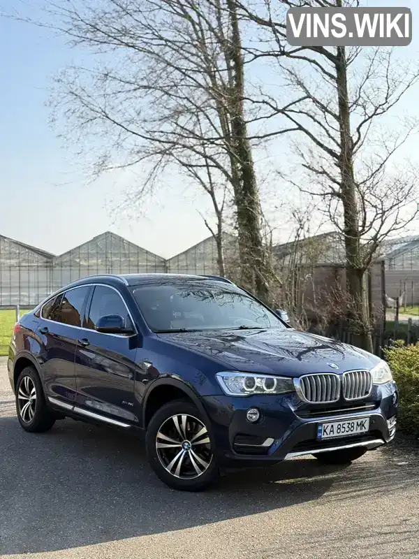 BMW X4 2016, фото з оголошення 2 з 21, VIN WBAXX110500T27649