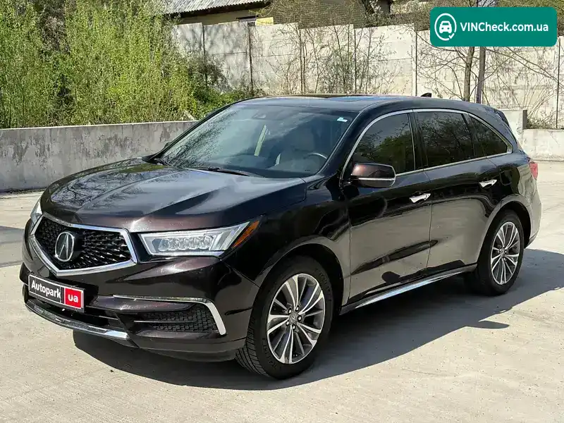 Acura MDX 2017, фото з оголошення 1 з 21, VIN 5FRYD4H59HB030186