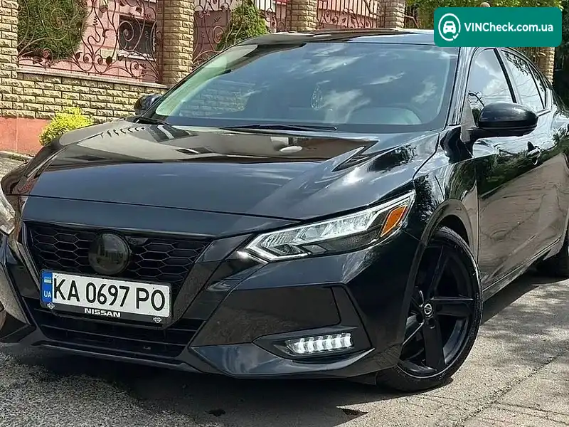 Nissan Sentra 2021, фото з оголошення, VIN 3N1AB8DV8MY232476