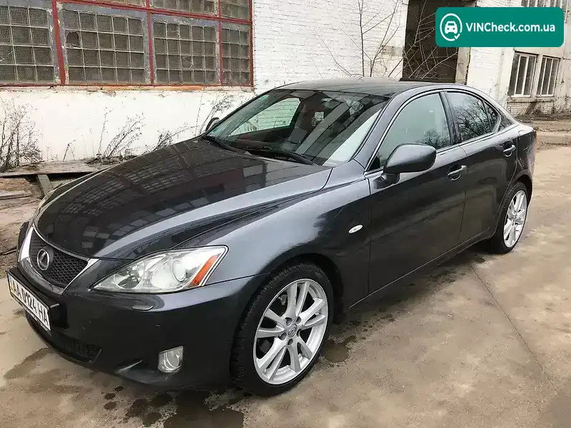 Lexus IS 2007, фото з оголошення, VIN JTHBB262302018454