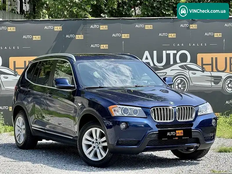 BMW X3 2013, фото з оголошення 1 з 20, VIN 5UXWX9C5XE0D12191