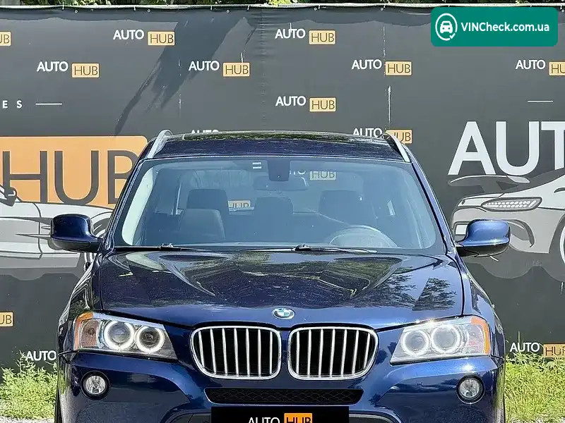 BMW X3 2013, фото з оголошення 2 з 20, VIN 5UXWX9C5XE0D12191