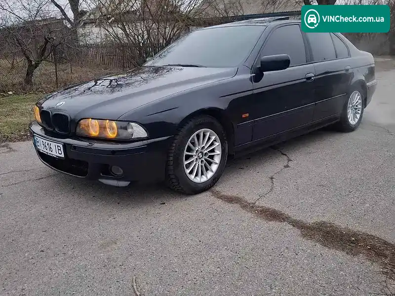 BMW 5 Series 2001, фото з оголошення 1 з 10, VIN WBADT21020GZ02821