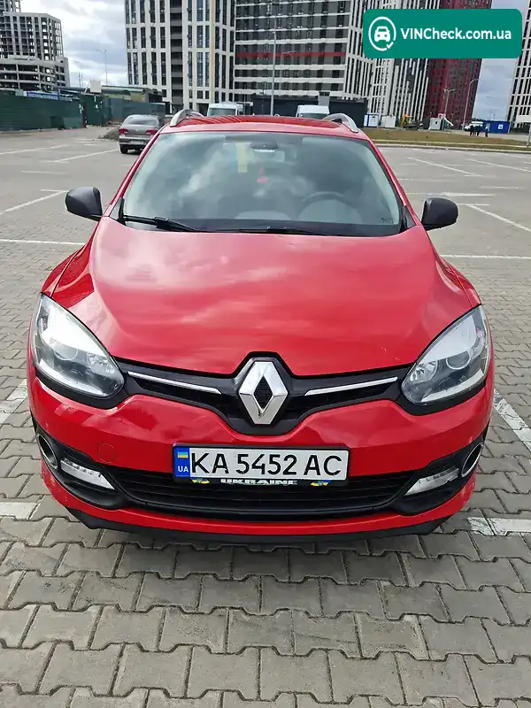Renault Megane 2014, фото з оголошення 1 з 20, VIN VF1KZ140651235378