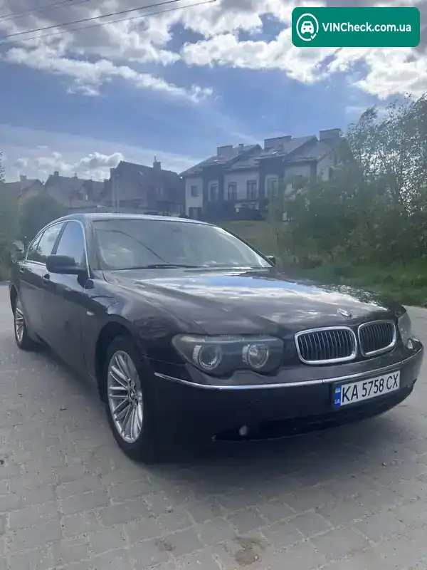 BMW 7 Series 2004, фото з оголошення 2 з 20, VIN WBAGN41080DM81398