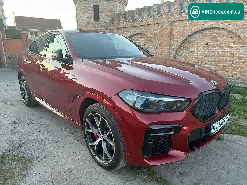 BMW X6 2022, фото з оголошення 1 з 14, VIN WBAGT210809L46273