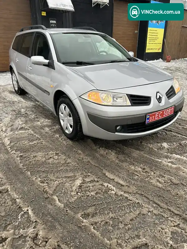 Renault Megane 2006, фото з оголошення 1 з 20, VIN VF1KM1R0H36491173