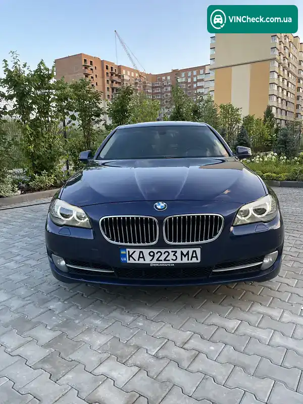 BMW 5 Series 2012, фото з оголошення 2 з 20, VIN WBAXH5C56DDW16034