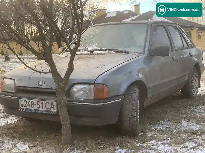 Ford Escort 1988, фото з оголошення 2 з 6, VIN WF0AXXGCAAJL64728