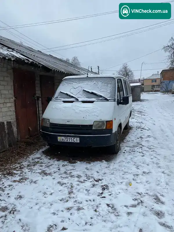 Ford Transit 1991, фото з оголошення 1 з 7, VIN WF0ZXXGBVZML38569