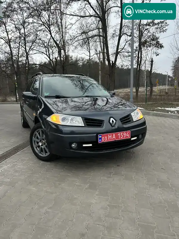 Renault Megane 2008, фото з оголошення 1 з 20, VIN VF1KM1R0H39192275