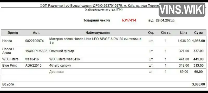 Фото автомобіля