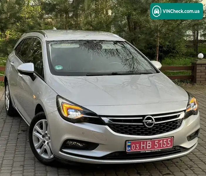 Opel Astra 2018, фото з оголошення 1 з 20, VIN W0VBE8EK9J8043215