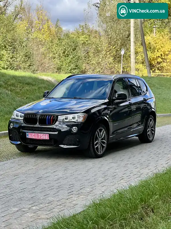 BMW X3 2016, фото з оголошення 1 з 20, VIN 5UXWY3C56G0F84038