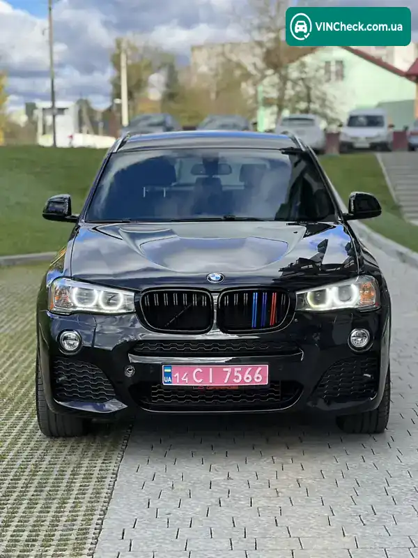 BMW X3 2016, фото з оголошення 2 з 20, VIN 5UXWY3C56G0F84038