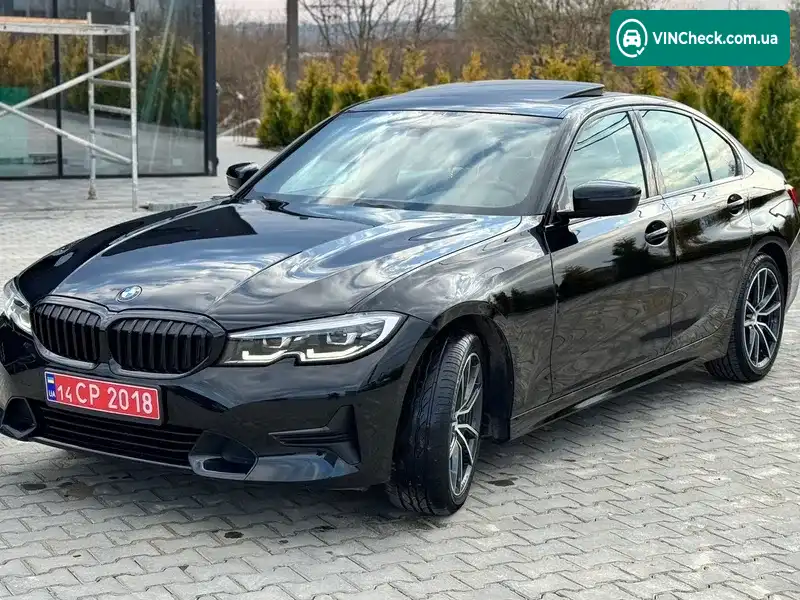 BMW 3 Series 2019, фото з оголошення 2 з 17, VIN 3MW5R1J02L8B11835