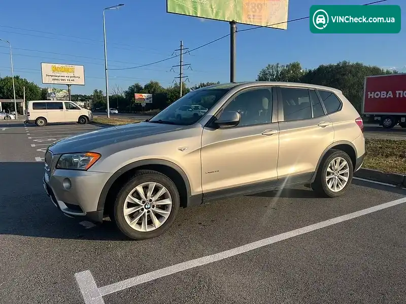 BMW X3 2012, фото з оголошення 2 з 16, VIN 5UXWX9C59D0A26847