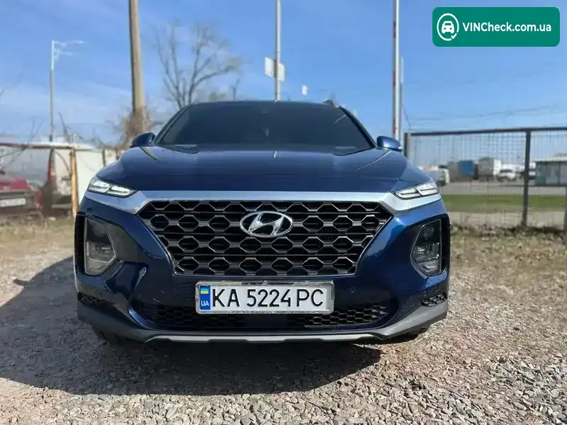 Hyundai Santa FE 2019, фото з оголошення 2 з 21, VIN KMHS281BBLU233733