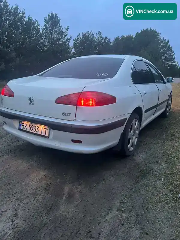 Peugeot 607 2004, фото з оголошення 2 з 7, VIN VF39D4HXG92117283