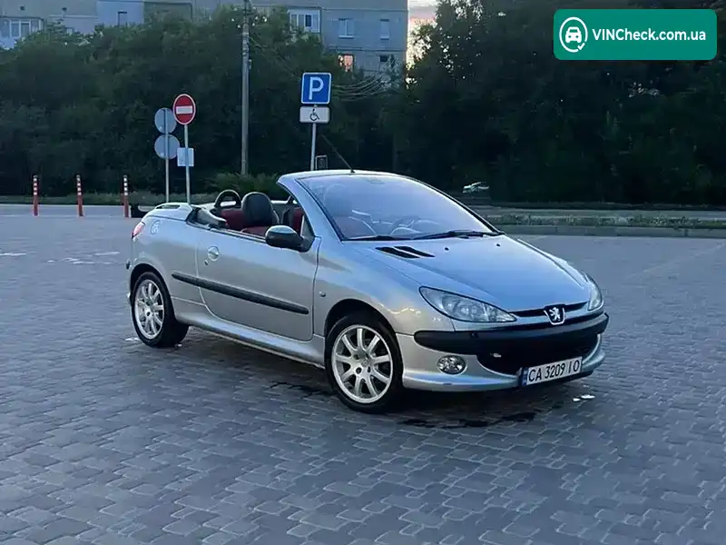 Peugeot 206 2002, фото з оголошення 1 з 10, VIN VF32DRFNF42617006
