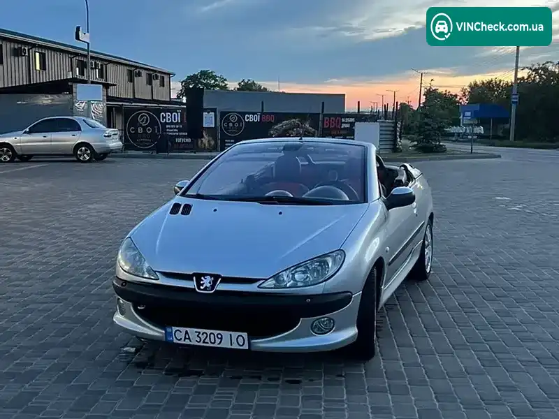 Peugeot 206 2002, фото з оголошення 2 з 10, VIN VF32DRFNF42617006