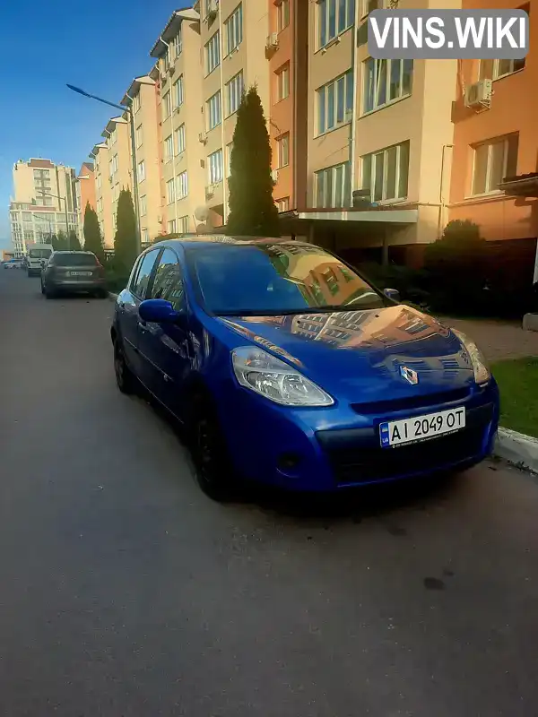 Renault Clio 2011, фото з оголошення 1 з 10, VIN VF1BR2V0H44947083