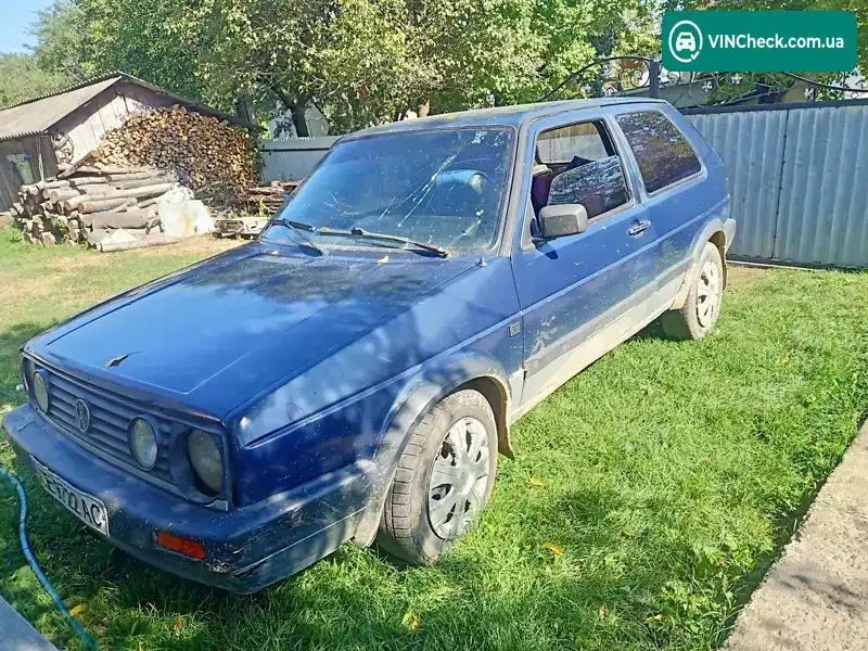Volkswagen Golf 1988, фото з оголошення 2 з 10, VIN WVWZZZ19ZJB091460