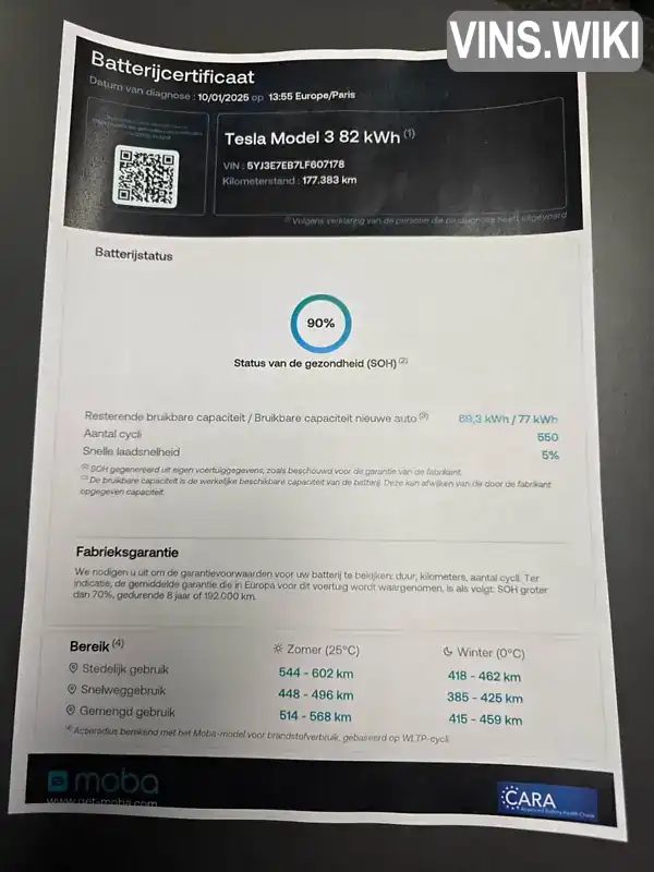 Tesla Model 3 2019, фото з оголошення 2 з 21, VIN 5YJ3E7EB7LF607178