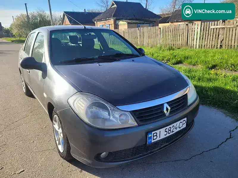Renault Symbol 2009, фото з оголошення 1 з 17, VIN VF1LBVA0552497184