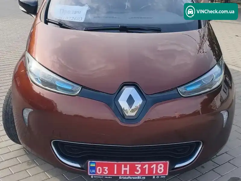 Renault Zoe 2015, фото з оголошення 2 з 20, VIN VF1AGVYB053148743