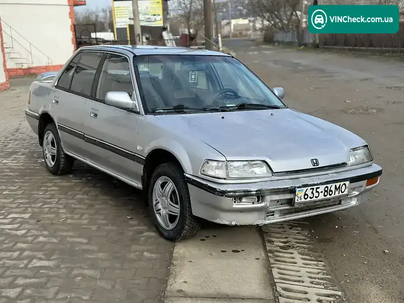 Honda Civic 1987, фото з оголошення 2 з 13, VIN JHMED25200S001510