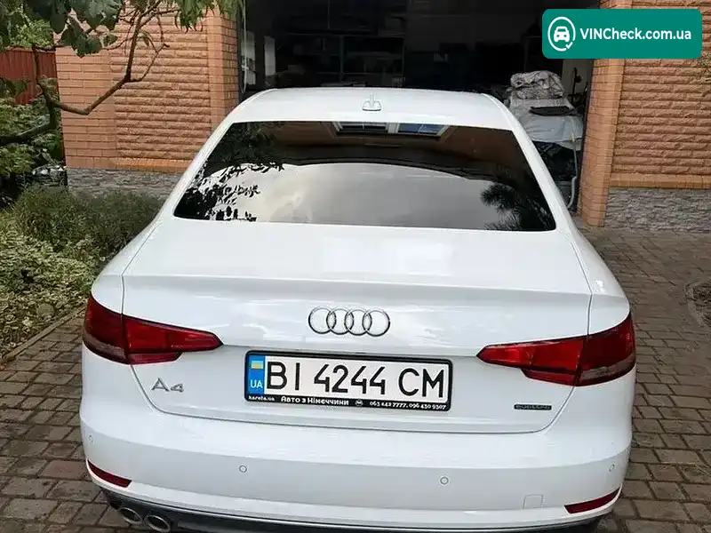 Audi A4 2017, фото з оголошення 1 з 6, VIN WAUZZZF4XJA070738