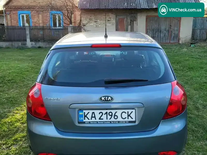 Kia Ceed 2007, фото з оголошення 2 з 17, VIN U5YFF24127L058591