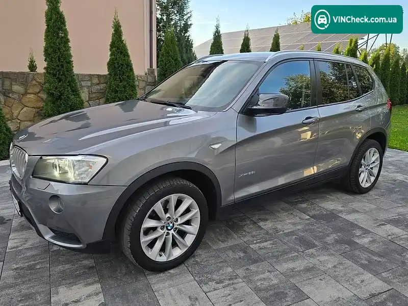 BMW X3 2012, фото з оголошення 2 з 20, VIN 5UXWX9C5XD0A21298