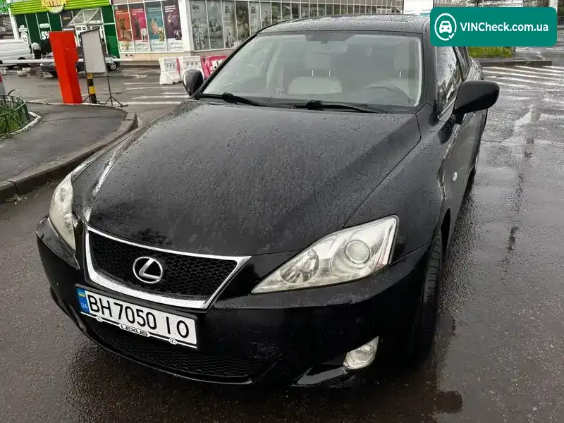 Lexus IS 2008, фото з оголошення, VIN JTHBG262902014474