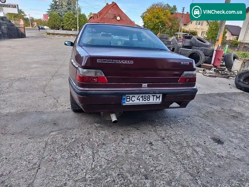 Peugeot 605 1993, фото з оголошення 2 з 13, VIN VF36BRGY290881277