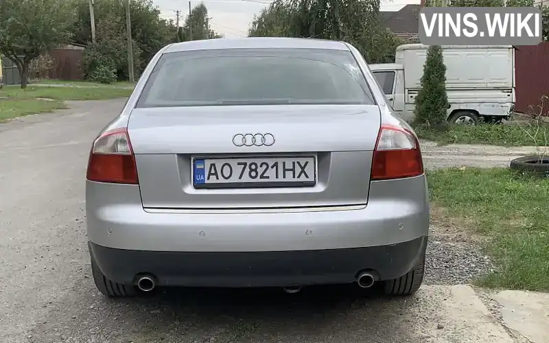 Audi A4 2002, фото з оголошення 1 з 8, VIN WAUZZZ8E43A120364