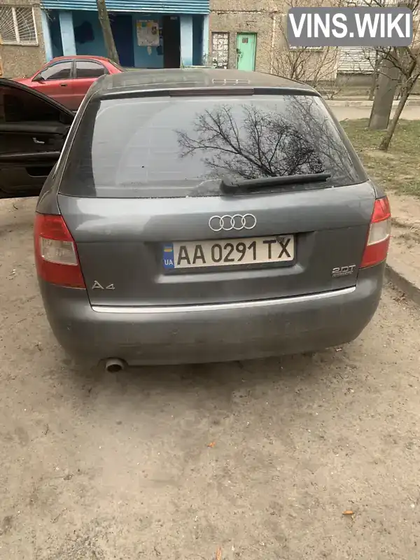 Audi A4 2001, фото з оголошення 2 з 18, VIN WAUZZZ8E42A176075