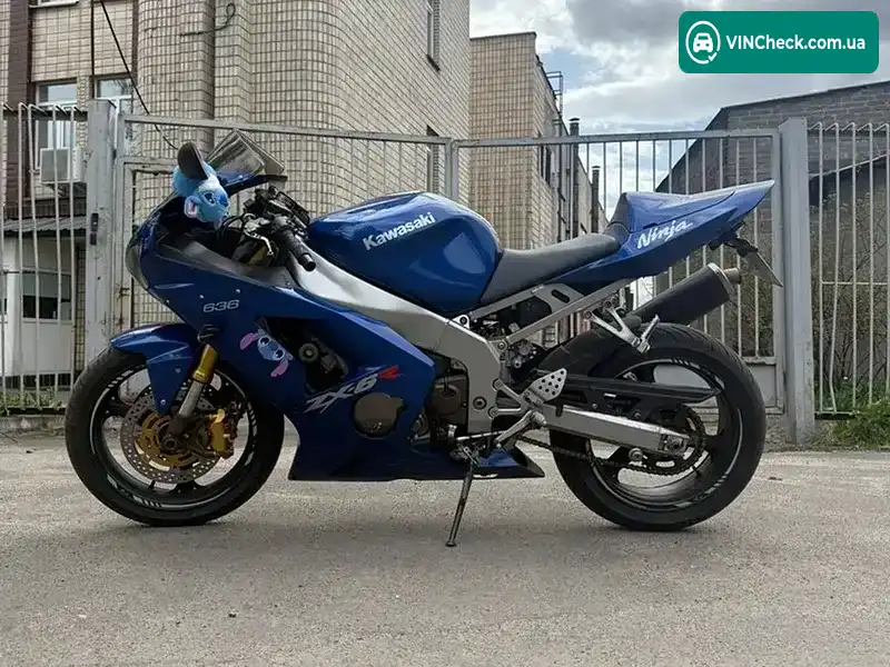 Kawasaki Ninja 636 ZX-6R 2004, фото з оголошення 1 з 10, VIN JKBZX636BBA015484