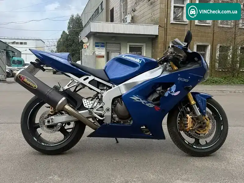 Kawasaki Ninja 636 ZX-6R 2004, фото з оголошення 2 з 10, VIN JKBZX636BBA015484