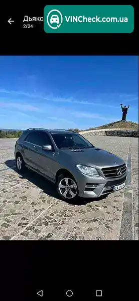Mercedes-Benz M-Class 2014, фото з оголошення 1 з 19, VIN WDC1660041A442118