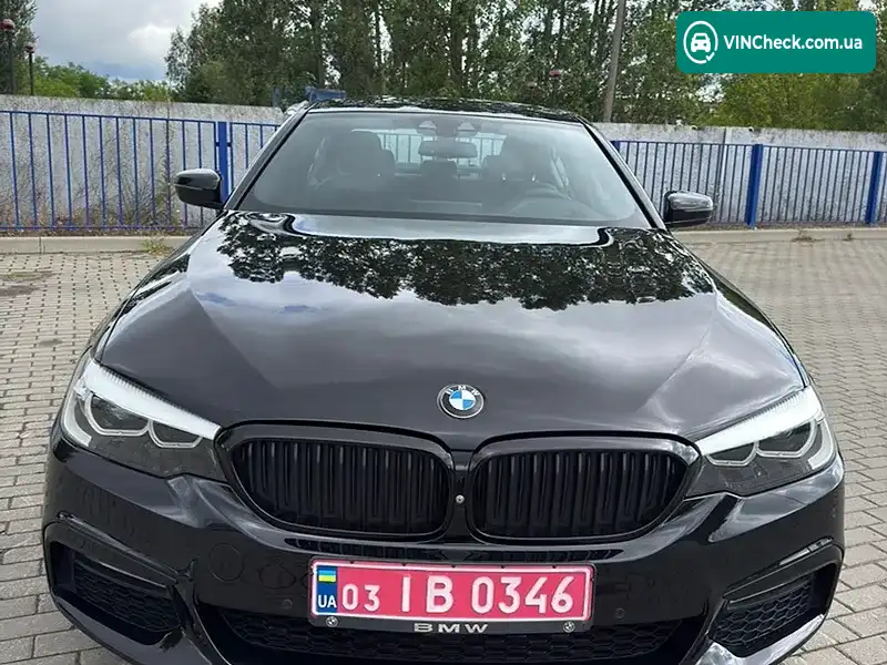 BMW 5 Series 2017, фото з оголошення 2 з 20, VIN WBAJA7C30HG905516