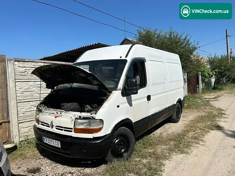 Renault Master 2002, фото з оголошення 2 з 12, VIN VF1FDBNH527754918