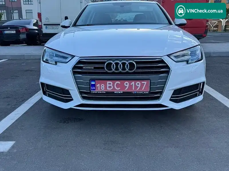 Audi A4 2017, фото з оголошення 1 з 15, VIN WAUBNAF48JA111687