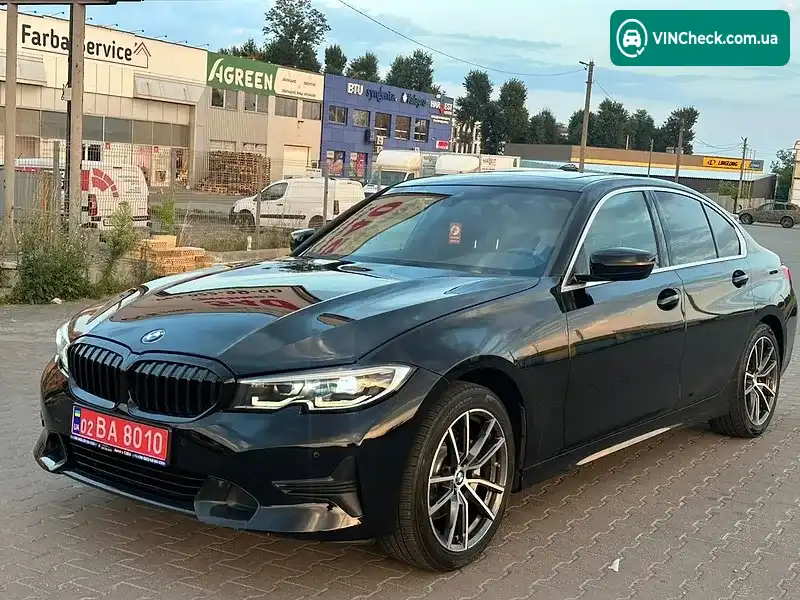 BMW 3 Series 2019, фото з оголошення 1 з 20, VIN 3MW5R7J58K8A05225