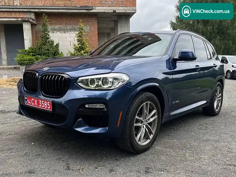 BMW X3 2018, фото з оголошення 1 з 20, VIN 5UXTR9C57JLC78006